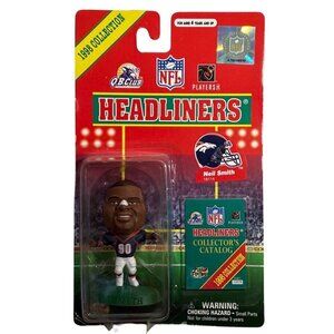 Neil Smith NFL Headliners Figure 1998 Original Packaging Football